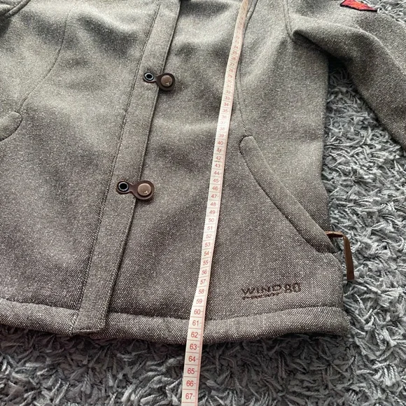 Women's Gray Utility Jacket - Picture 10 of 11